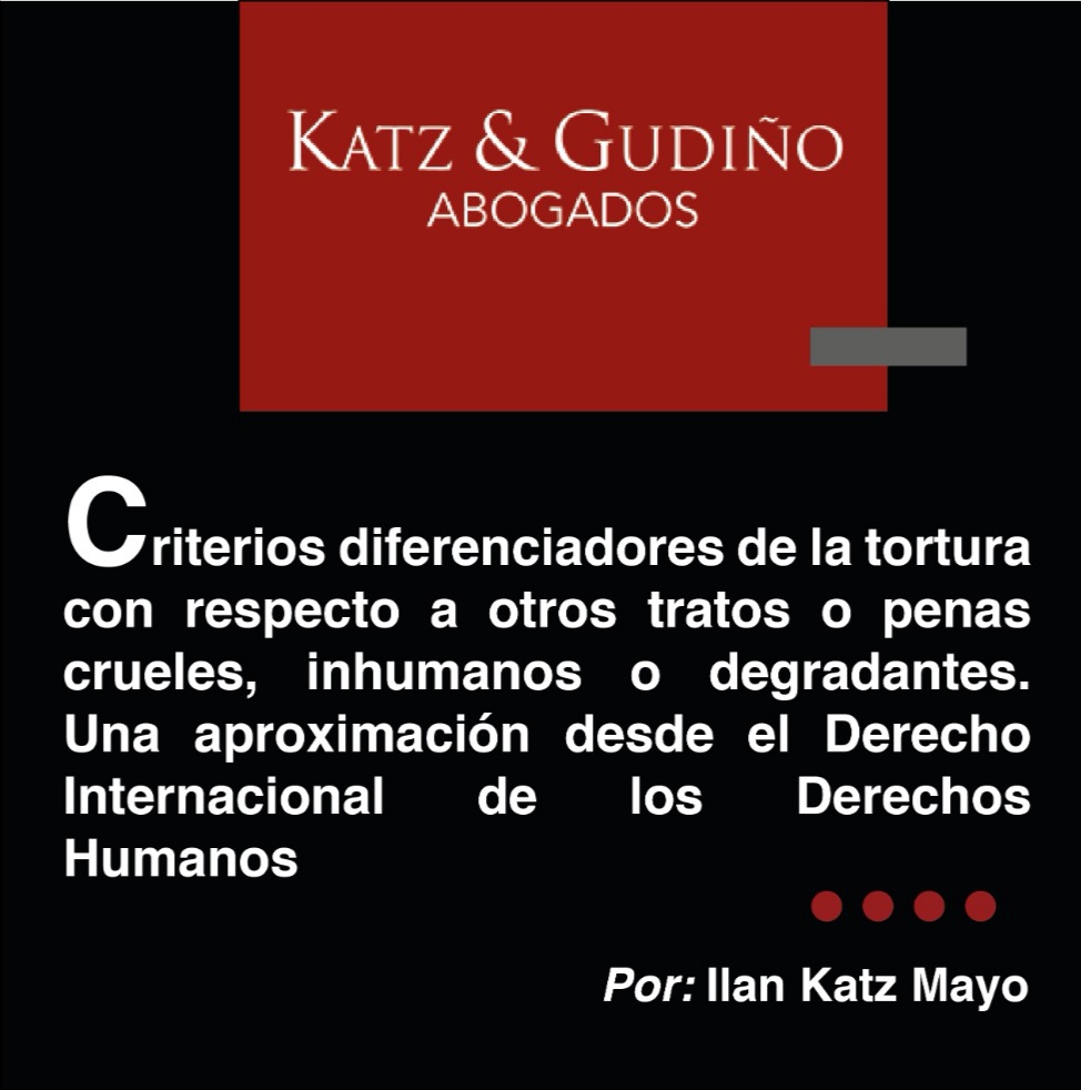 Criterios diferenciadores de la tortura con respecto a otros tratos o penas crueles, inhumanos o degradantes. Una aproximación desde el Derecho Internacional de los Derechos Humanos.