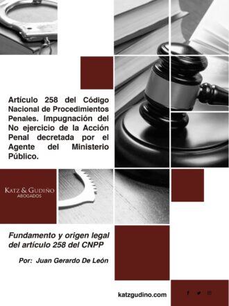 Artículo 258 del Código Nacional de Procedimientos Penales. Impugnación del No ejercicio de la Acción Penal decretada por el Agente del Ministerio Público.