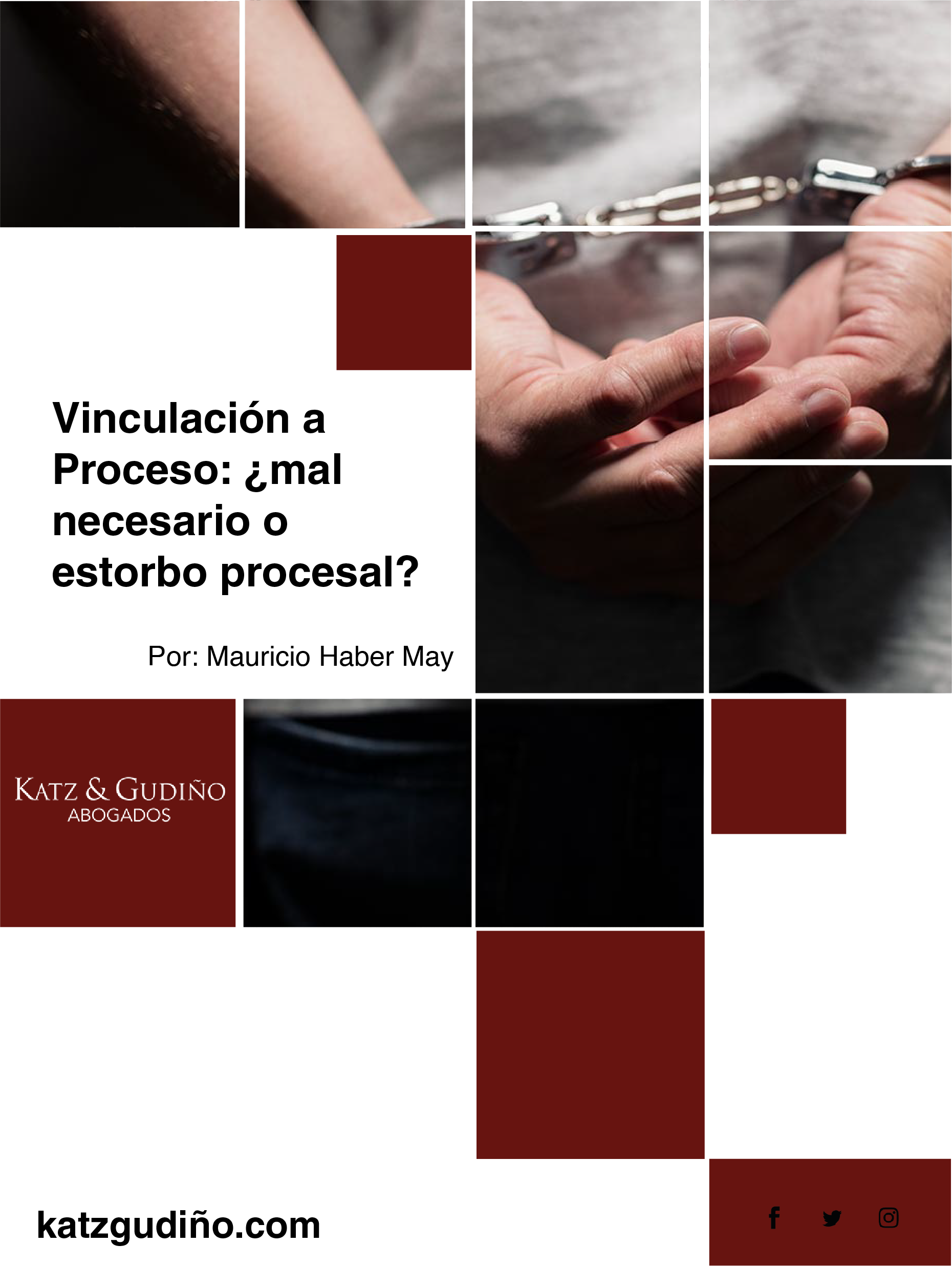 Vinculación a Proceso: ¿mal necesario o estorbo procesal? Mauricio Haber May