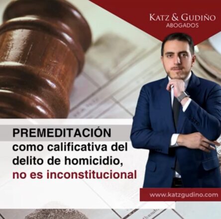 Premeditación como calificativa del delito de homicidio, no es inconstitucional