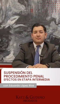 SUSPENSIÓN DEL PROCEDIMIENTO PENAL EFECTOS EN ETAPA INTERMEDIA
