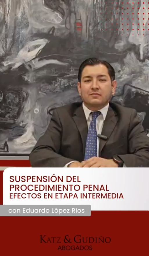 SUSPENSIÓN DEL PROCEDIMIENTO PENAL EFECTOS EN ETAPA INTERMEDIA